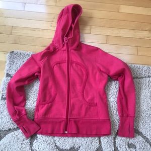 Pink Lululemon hoodie size 10